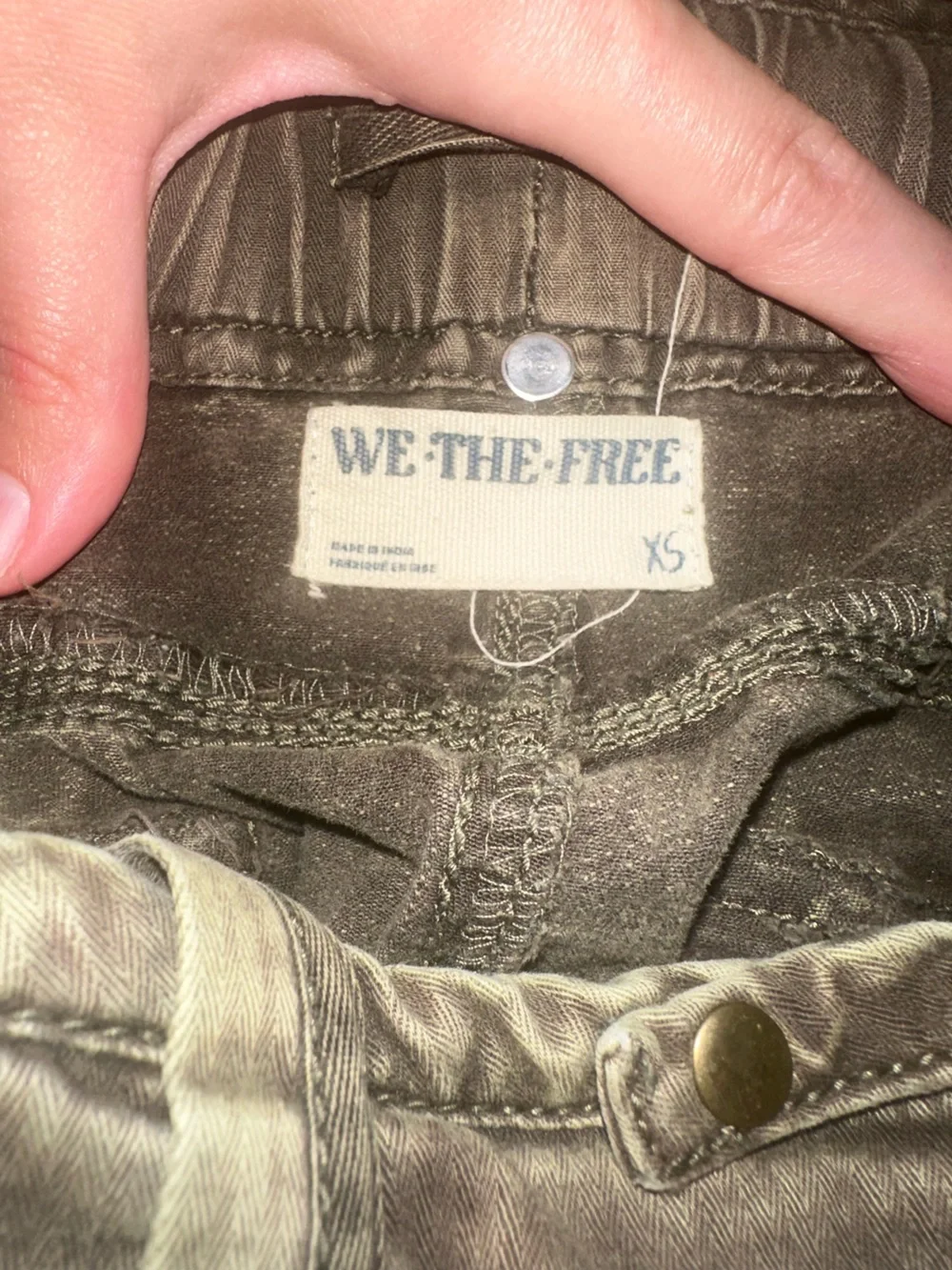We The Free Can't Compare Slouch Pant in Dusty Olive